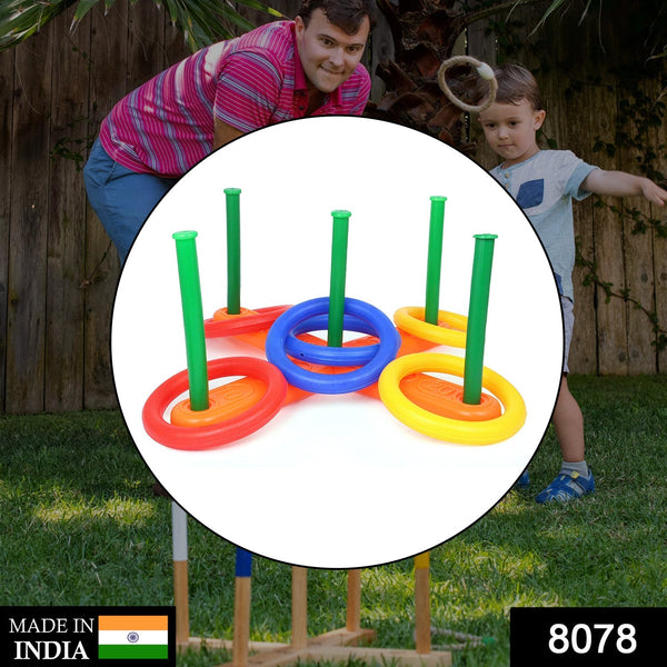 Kids’ ring toss game set.