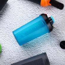 700ml protein shaker bottle with powder storage compartments