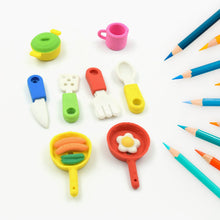 Fancy & Stylish Mini Erasers for Kids (8 Pc Set) - Fun Designs, Party Favors