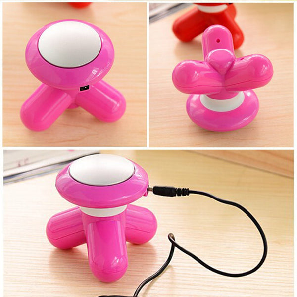 Mini electric body massager in multicolor