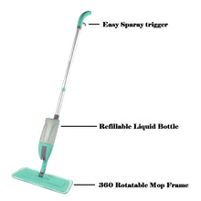 Mop with spray function and detachable cleaning pad