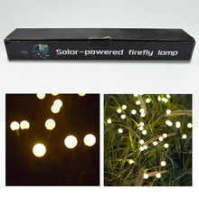 Solar firefly lights for outdoor décor and lighting