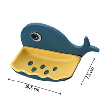 Fish-shaped soap bar rack, waterproof and wall-mounted