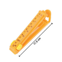 Durable food sealing clips to seal packed items and extend shelf life.