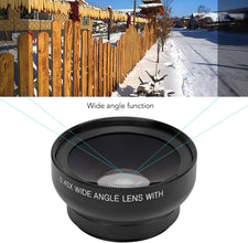 Camera Lens External Phone Lens Phone Camera Lens 0.45X Universal Ultra Wide Angle 12.5X Beauty Function External Lens Camera Accessories for Take Pictures, most Android Smartphone