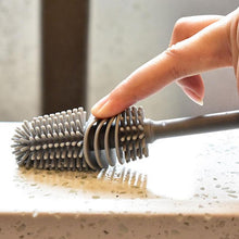 Brush for cleaning bottles and jars.