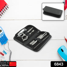 Professional manicure set with travel case